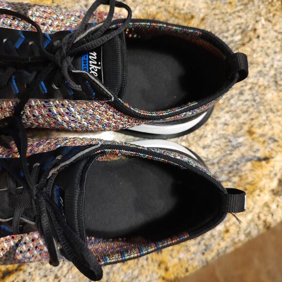 Nike Air Max Flyknit Racer Multicolor Black Racer Blue Men's Sz 10 FD2765-900 - Picture 12 of 14